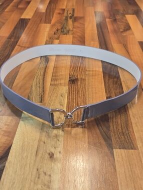 Punto Fibbia Italian Leather Belt - Minimalist Silver Hook Buckle